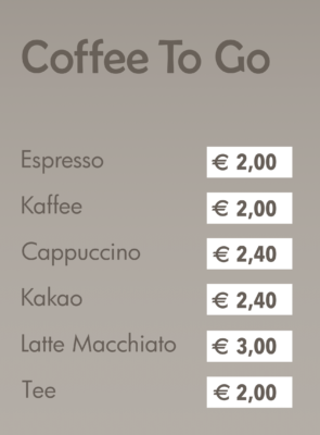 Venezia Eis Boutique Coffe to go